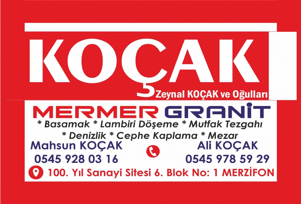 KOÇAK MERMER, GRANİT MERZİFON