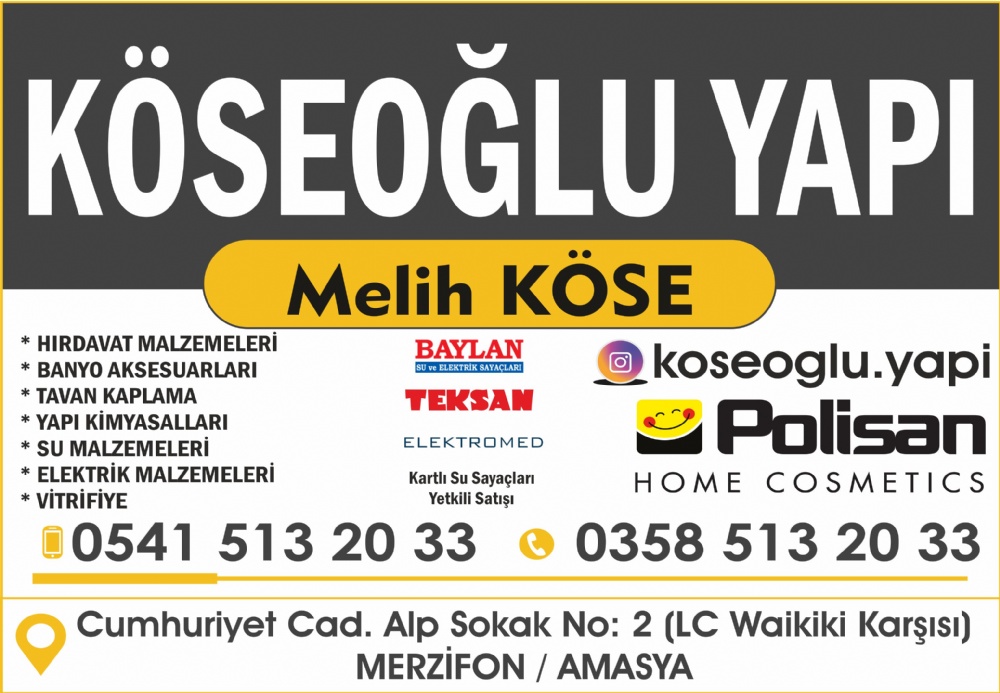 KÖSEOĞLU YAPI, POLİSAN BOYA MERZİFON