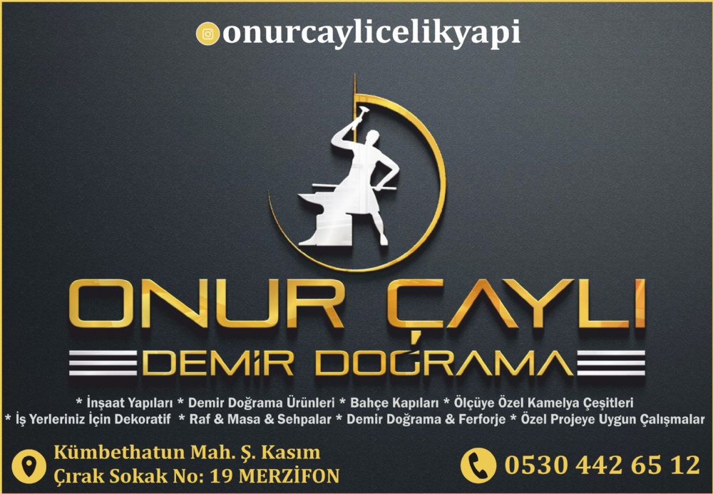 ONUR ÇAYLI DEMİR DOĞRAMA MERZİFON