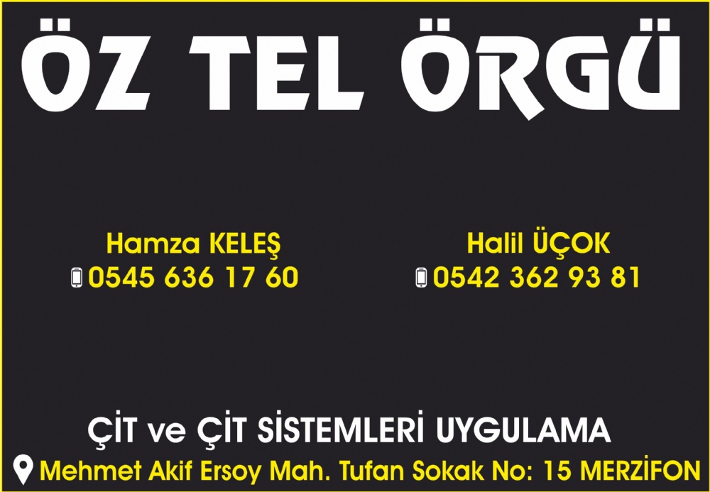 ÖZ TEL ÖRGÜ MERZİFON