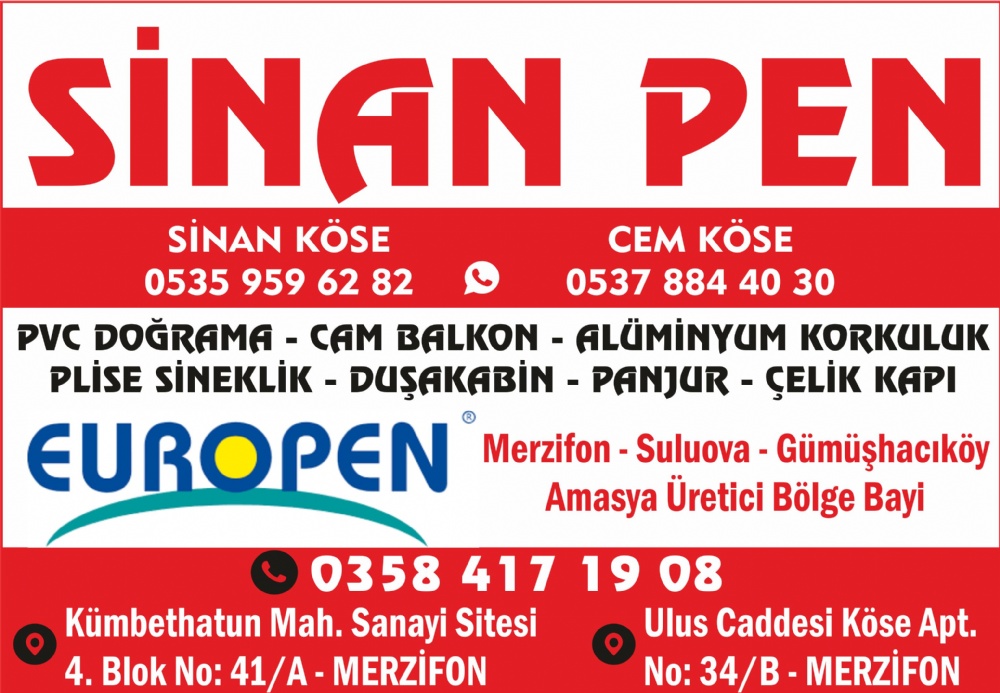 SİNAN PEN MERZİFON