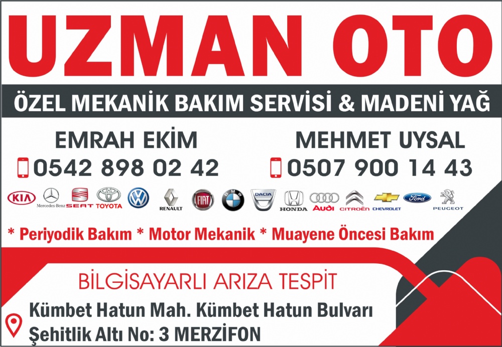 UZMAN OTO BAKIM SERVİSİ MERZİFON