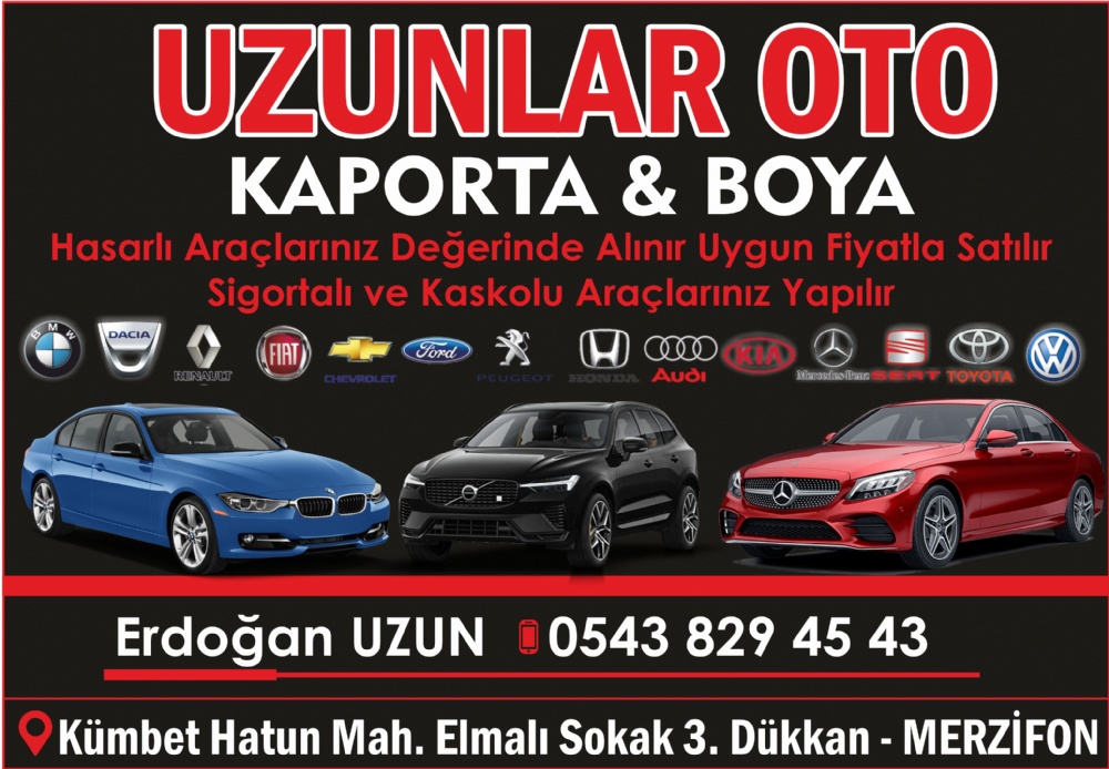 UZUNLAR OTO KAPORTA, BOYA MERZİFON
