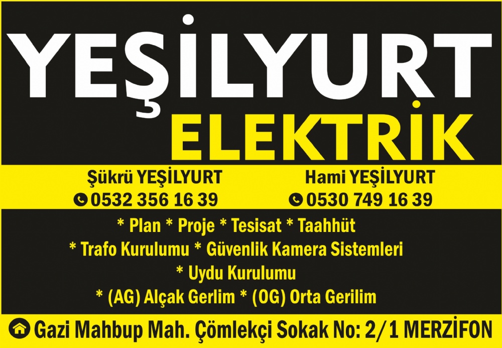 YEŞİLYURT ELEKTRİK MERZİFON