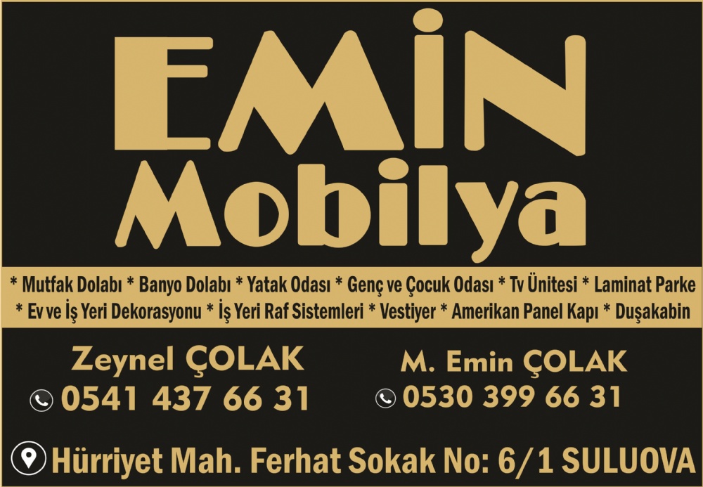 EMİN MOBİLYA SULUOVA