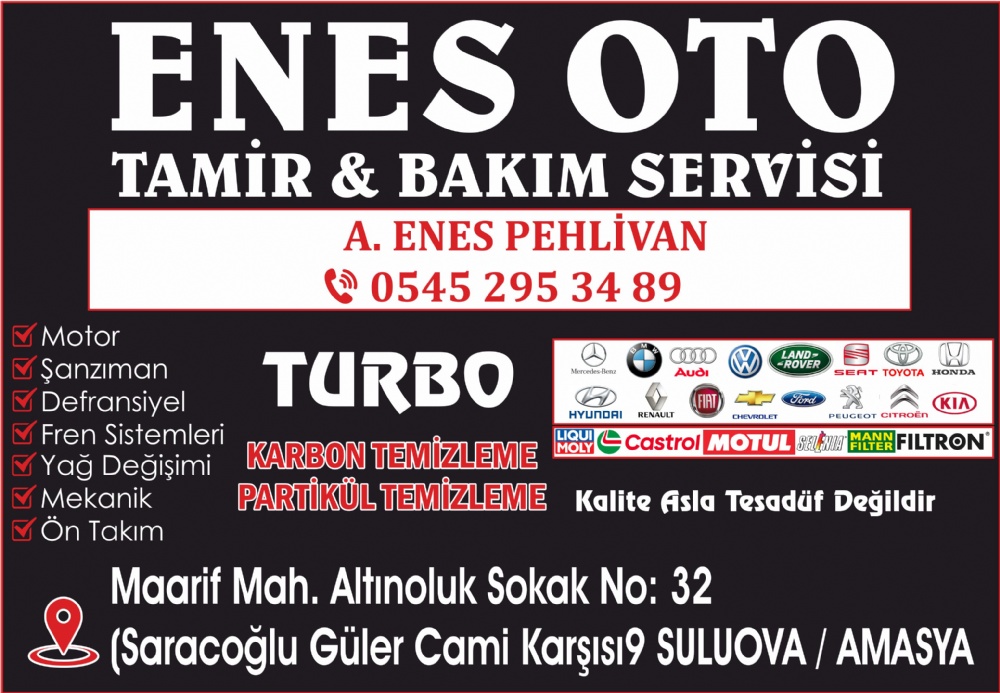 ENES OTO TURBO KARBON TEMİZLEME SULUOVA