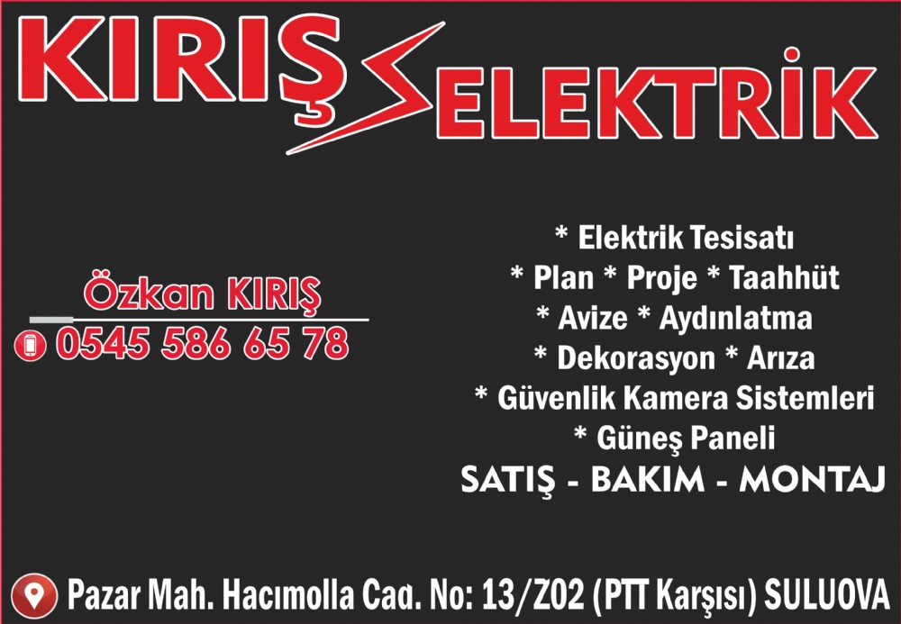 KIRIŞ ELEKTRİK SULUOVA