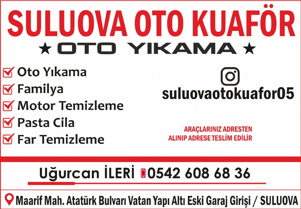 SULUOVA OTO YIKAMA, OTO KUAFÖR