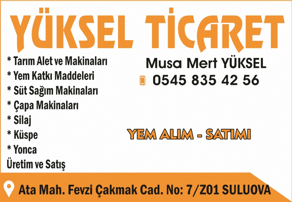 YÜKSEL TİCARET SULUOVA