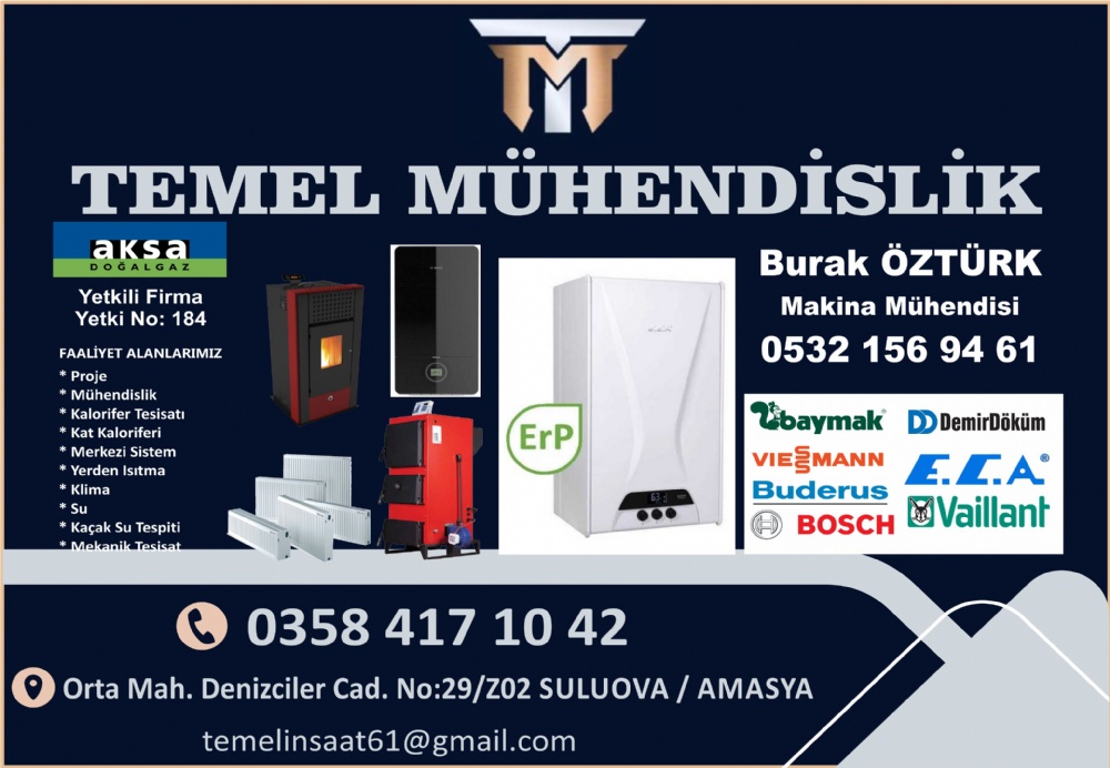 TEMEL MÜHENDİSLİK, DOĞALGAZ SULUOVA