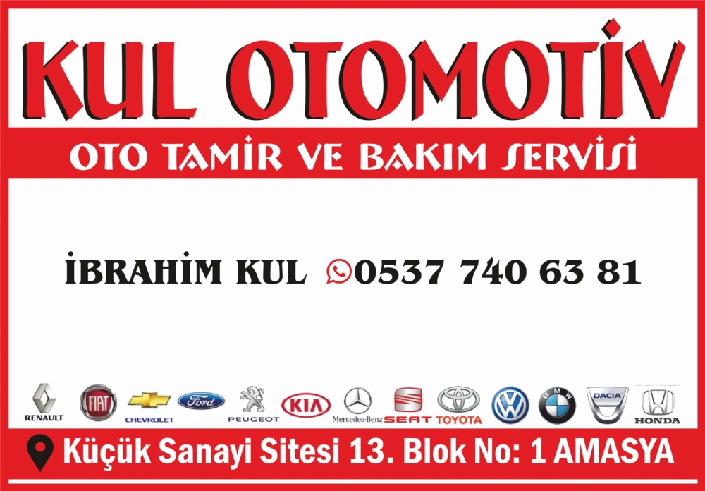KUL OTOMOTİV, OTO BAKIM SERVİSİ AMASYA