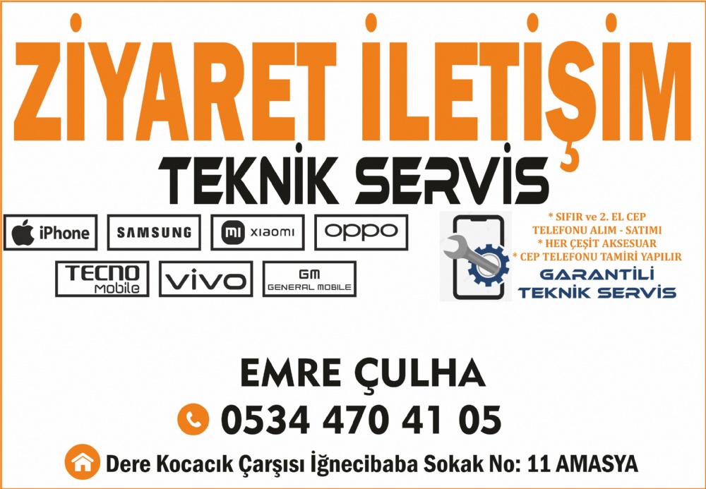 ZİYARET İLETİŞİM AMASYA