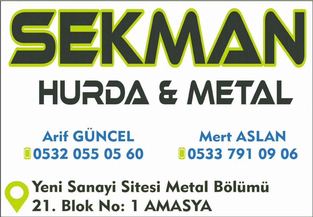 SEKMAN HURDA, METAL AMASYA