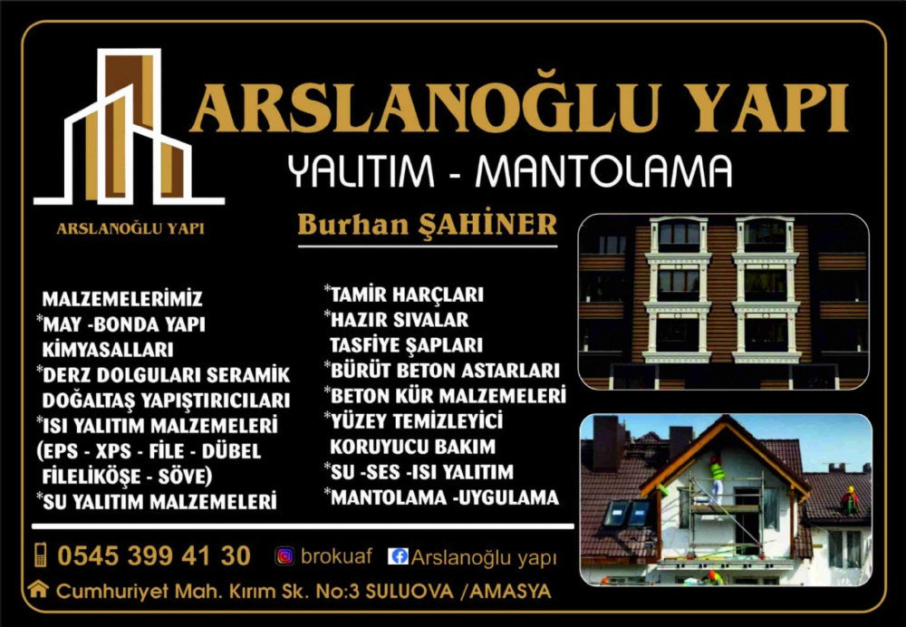 ARSLANOĞLU YAPI SULUOVA